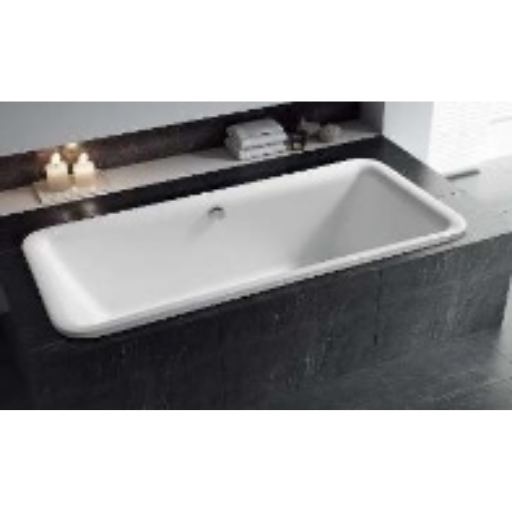 Fixed Bath Tub With Bath Filler, Overflow & Waste
