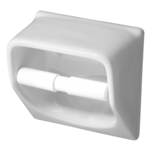 Ceramic Recessed Toilet Holder