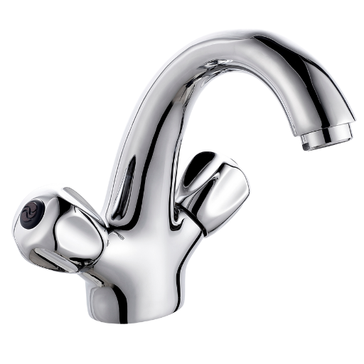 Crown Brass Basin Mixer(With Pop