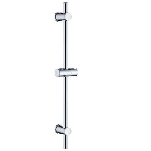 201 sliding Bar, Chrome,Bar Length , AB Fixture, AB Button Type shower Holder, Without the soap Dish